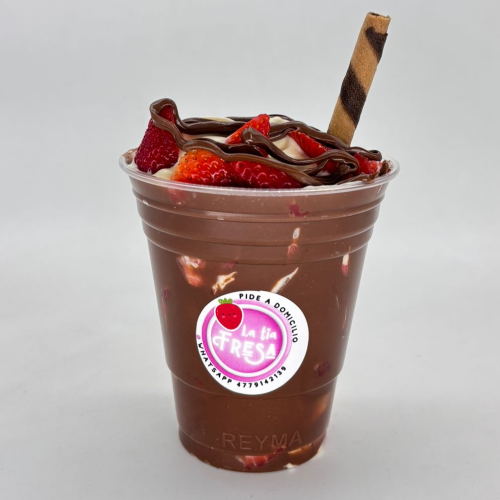 FRESAS CON CREMA CON CHOCOLATE