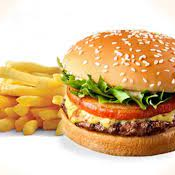 "MEGA Burguer Fish" Hamburguesa de Pescado y Papas
