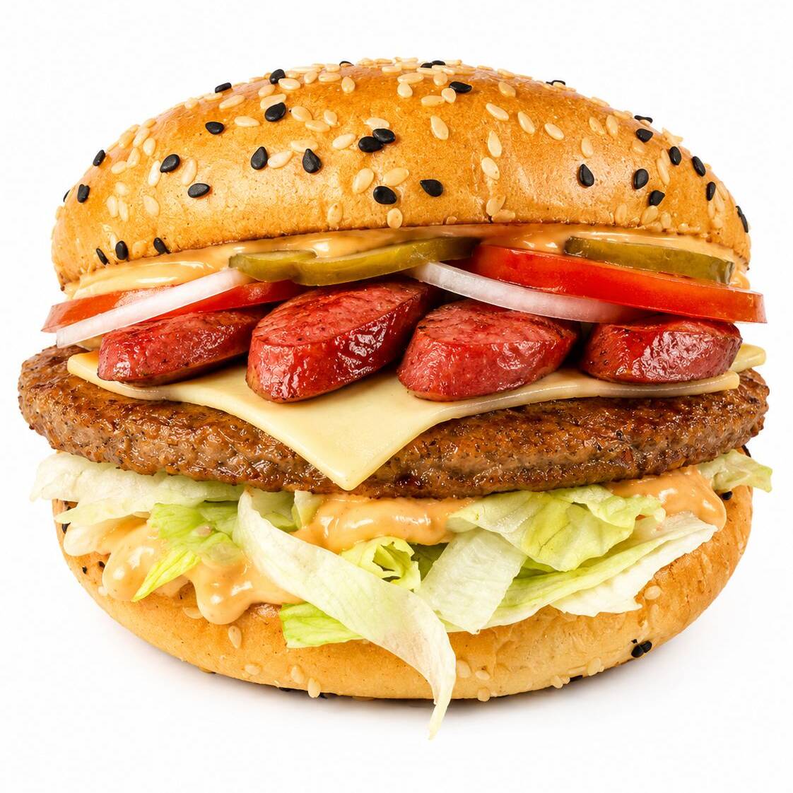 Salchitocino, Burger