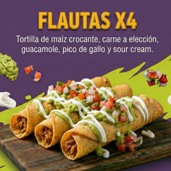 FLAUTAS X4