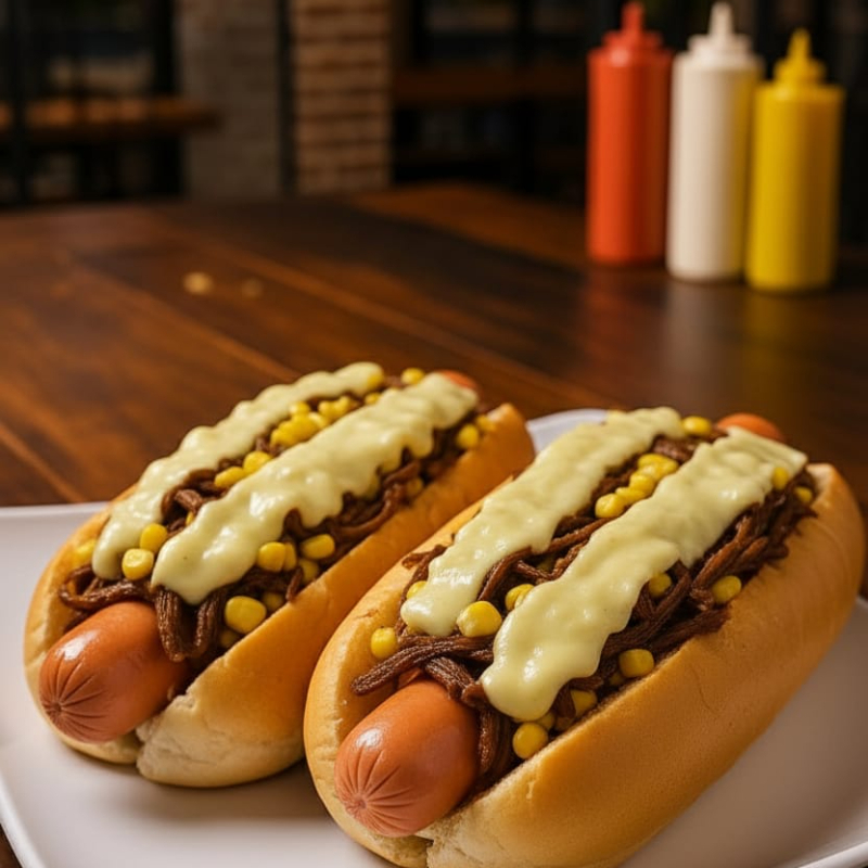 Hot Dogs Desmechado
