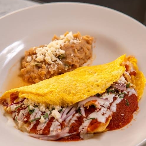 Omelette Con Chilaquiles