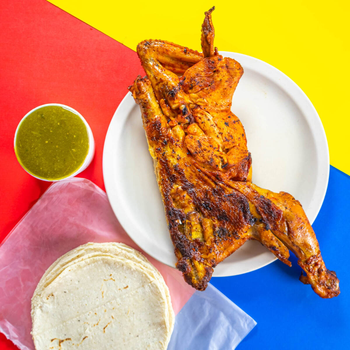 Medio Pollo Asado