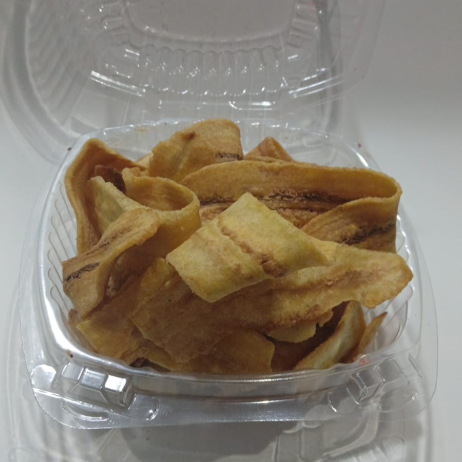 CHIPS DE PLÁTANO CON LECHERA Y MERMELADA
