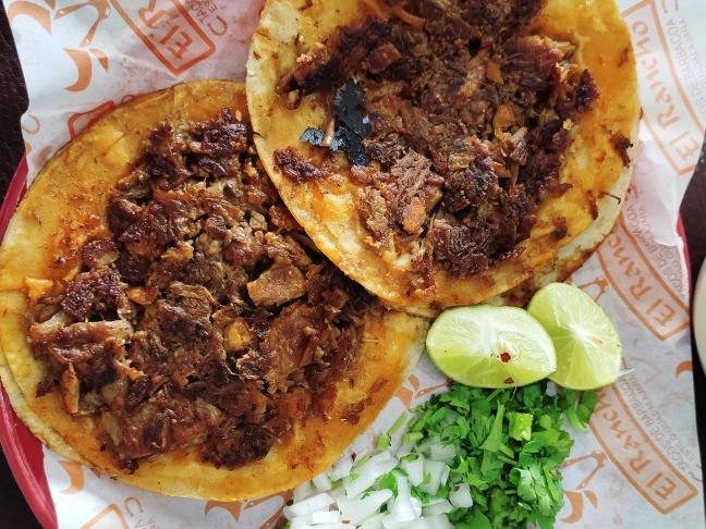 Taco Planchado de Barbacoa