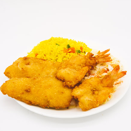Mixto Empanizado (Filete y Camarones)