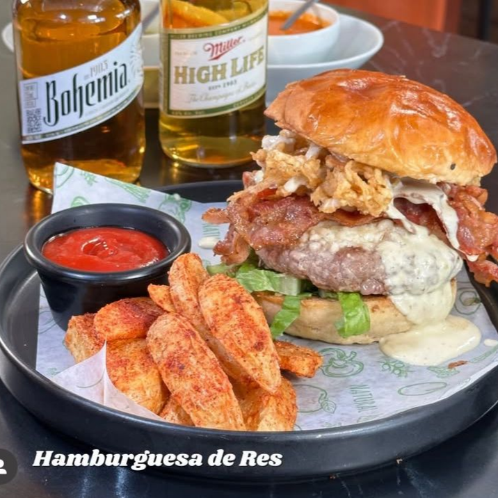 HAMBURGUESA DE RES