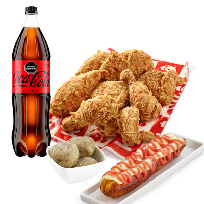 Combo kronch madurito, papas y gaseosa
