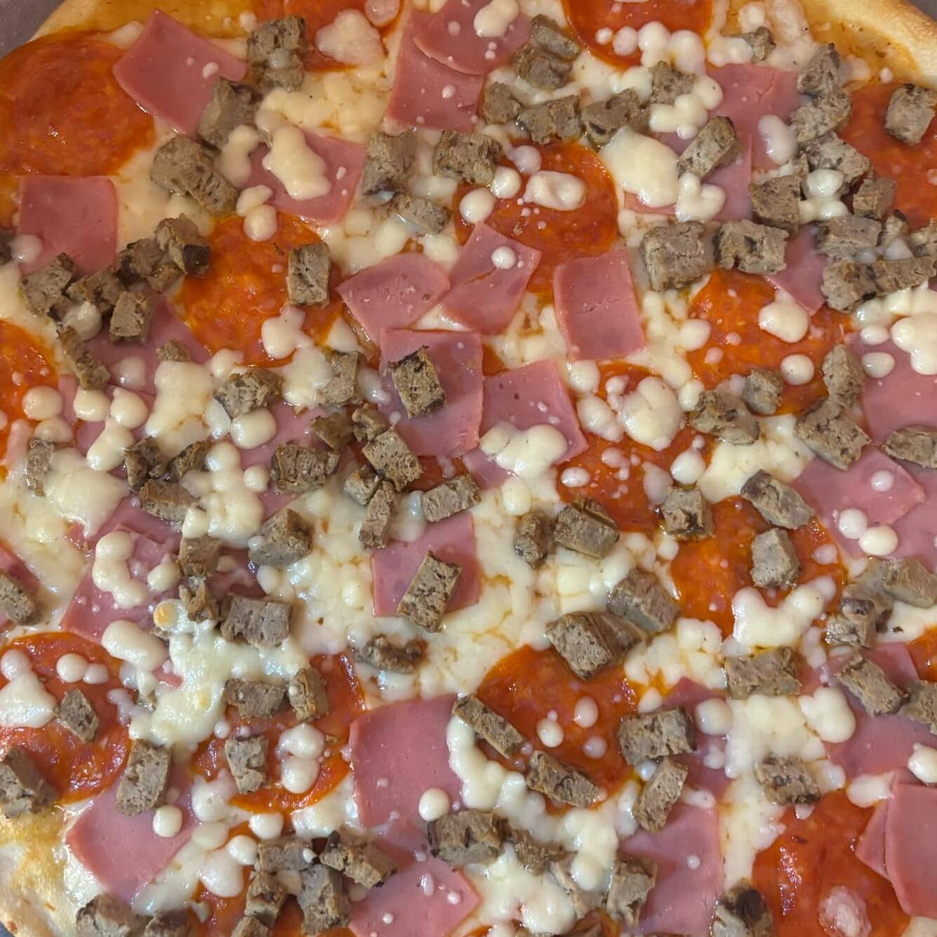 Pizza De 3 Carnes Extra Grande