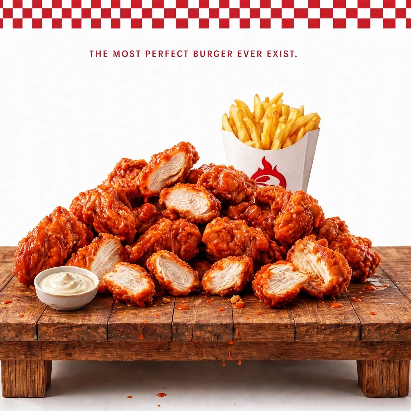 13 Boneless And Fries