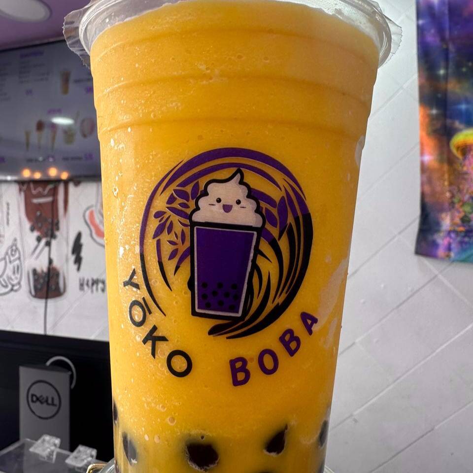 MANGO BOBA MILK