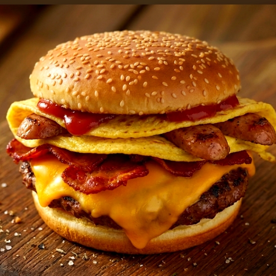Sándwich Americano en Pan Brioche