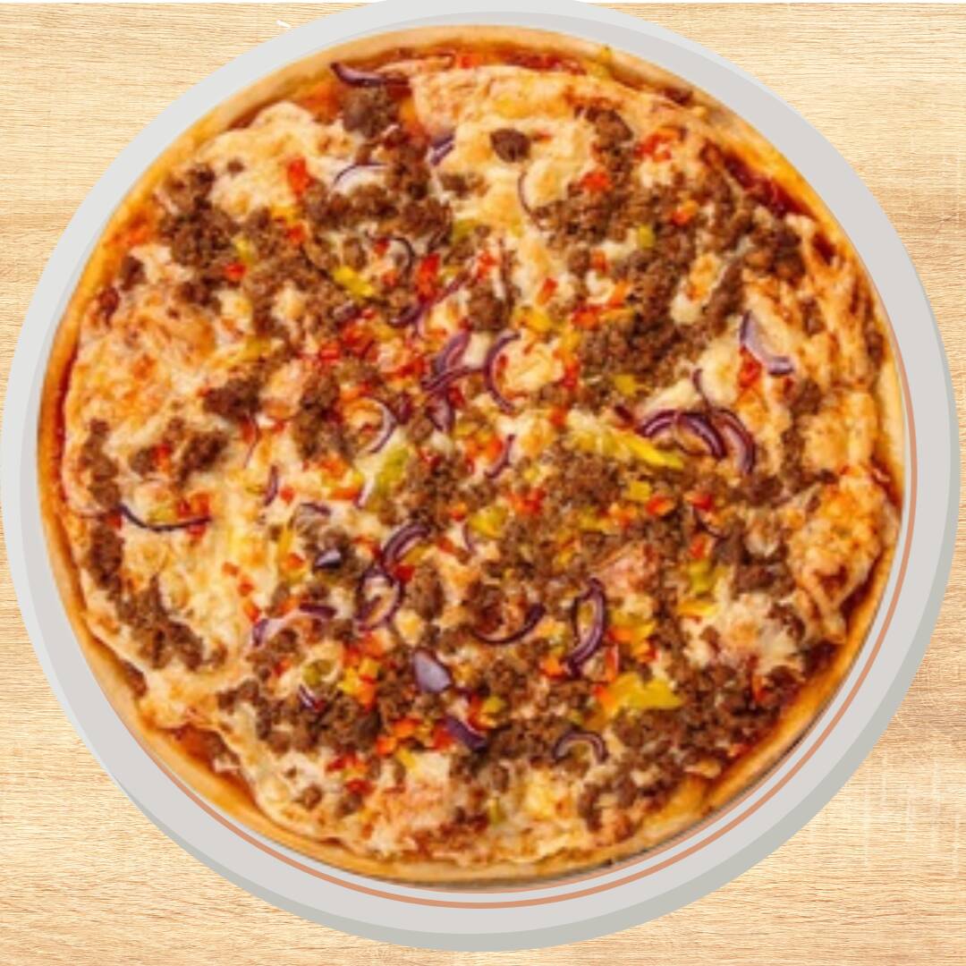 Pizza 6 Porciones Tres Carnes