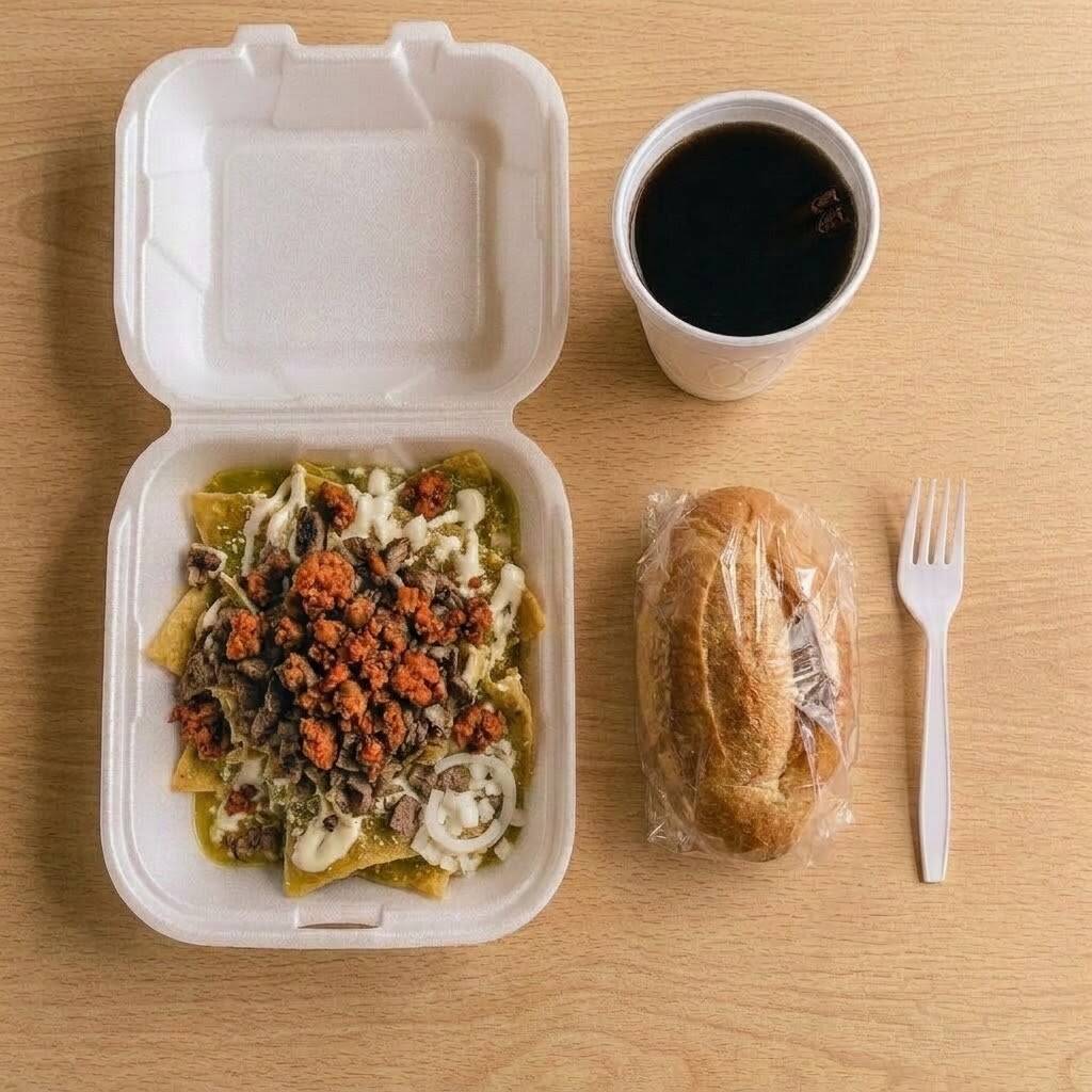 Chilaquiles Verdes Campechanos + BEBIDA GRATIS