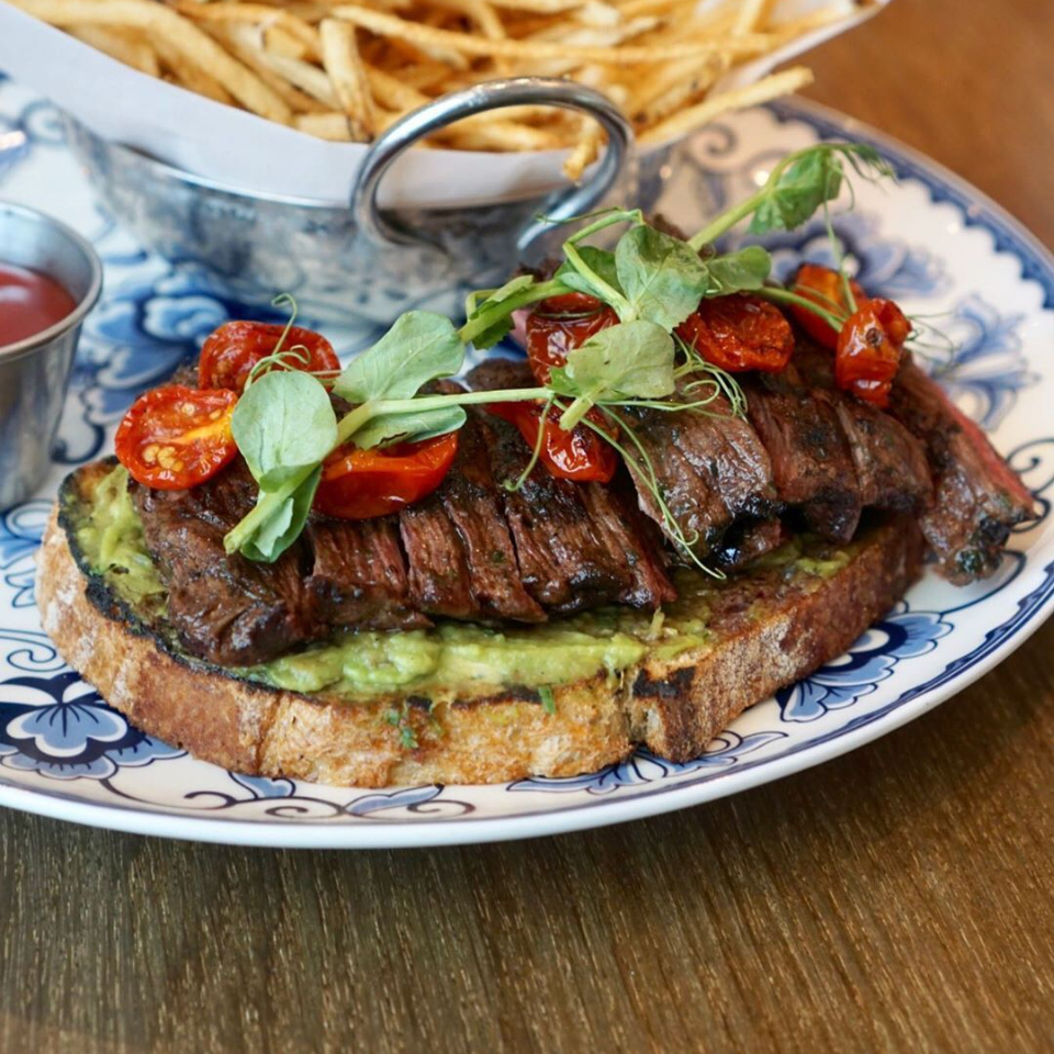 Toast de arrachera