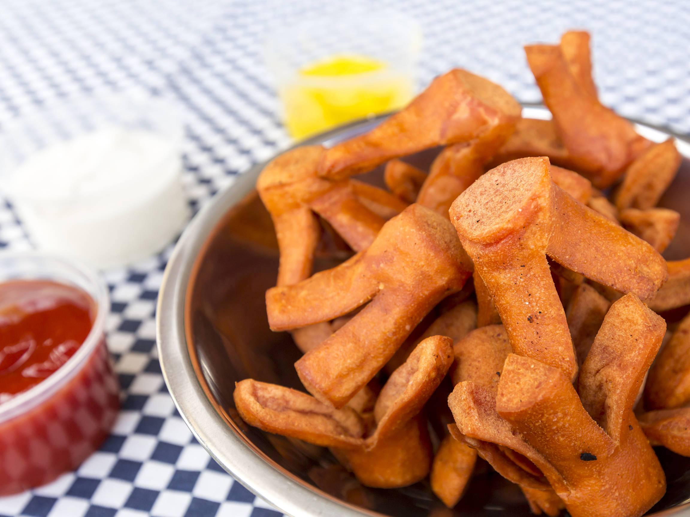 Salchipulpos, Salchitacos y Papas a la Francesa