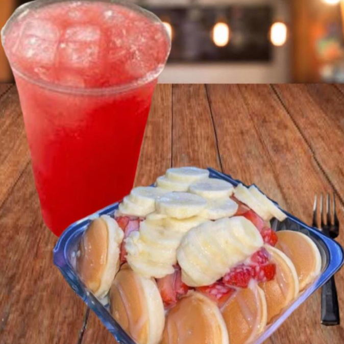 1 Litro de Agua mas 12 Mini Hot Cakes
