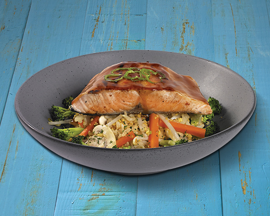 Salmón Teriyaki