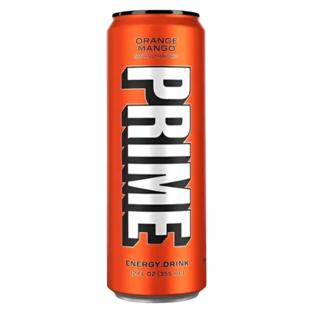 Bebida energetica Prime Mango Orange 355 ml.