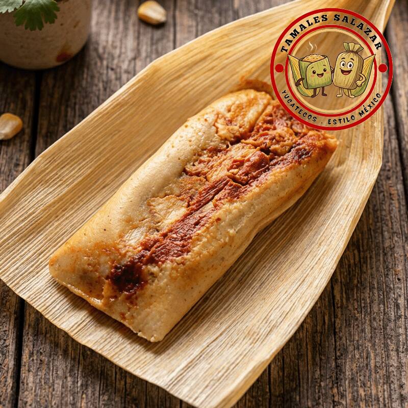 Tamal en Salsa Roja
