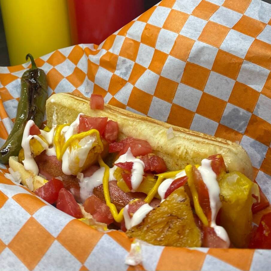 Hot Dog Hawaiano