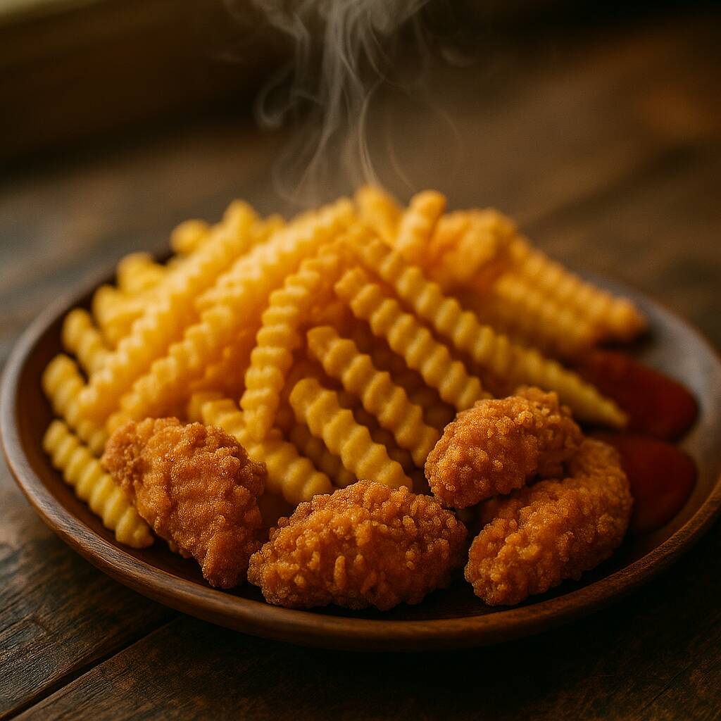 Papas Fritas Y Boneless