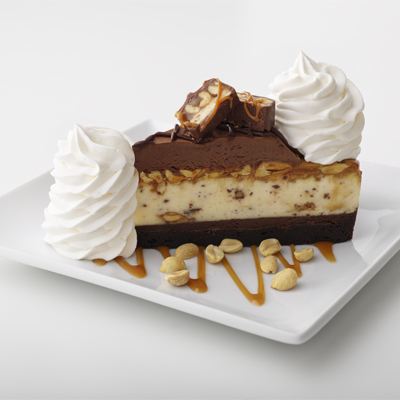 Chocolate Caramelicious Cheesecake Made With Snickers
