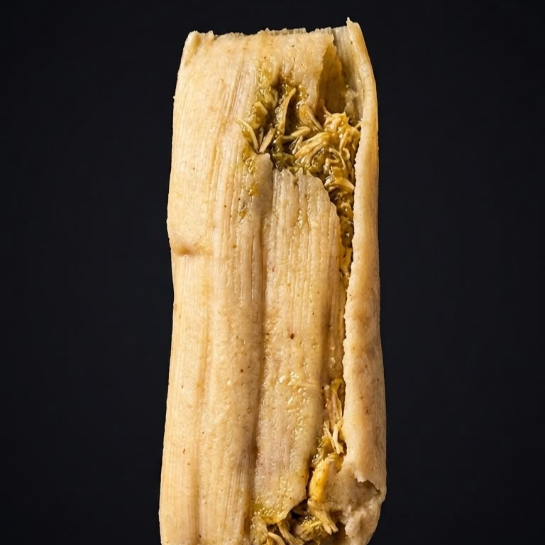 Tamal Salsa Verde con Pollo