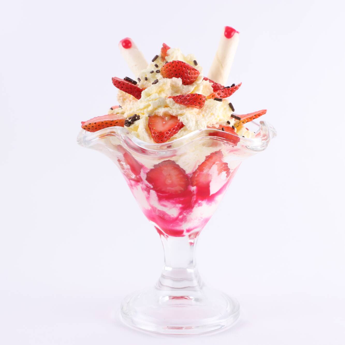 Fresas con crema