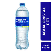 Agua Cristal sin Gas 600 ml