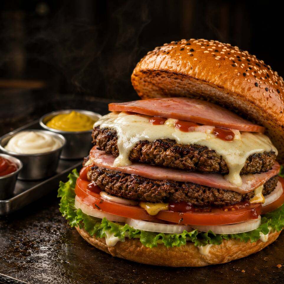 Hamburguesa Doble