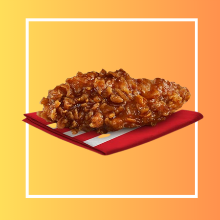 ke tiras ( tiras de pollo ) BBQ