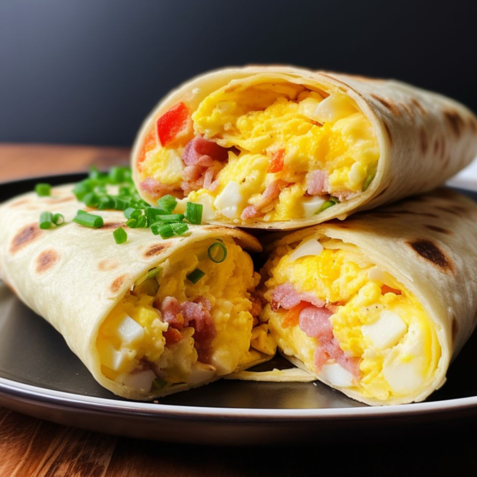 Wraps Huevo Salchicha