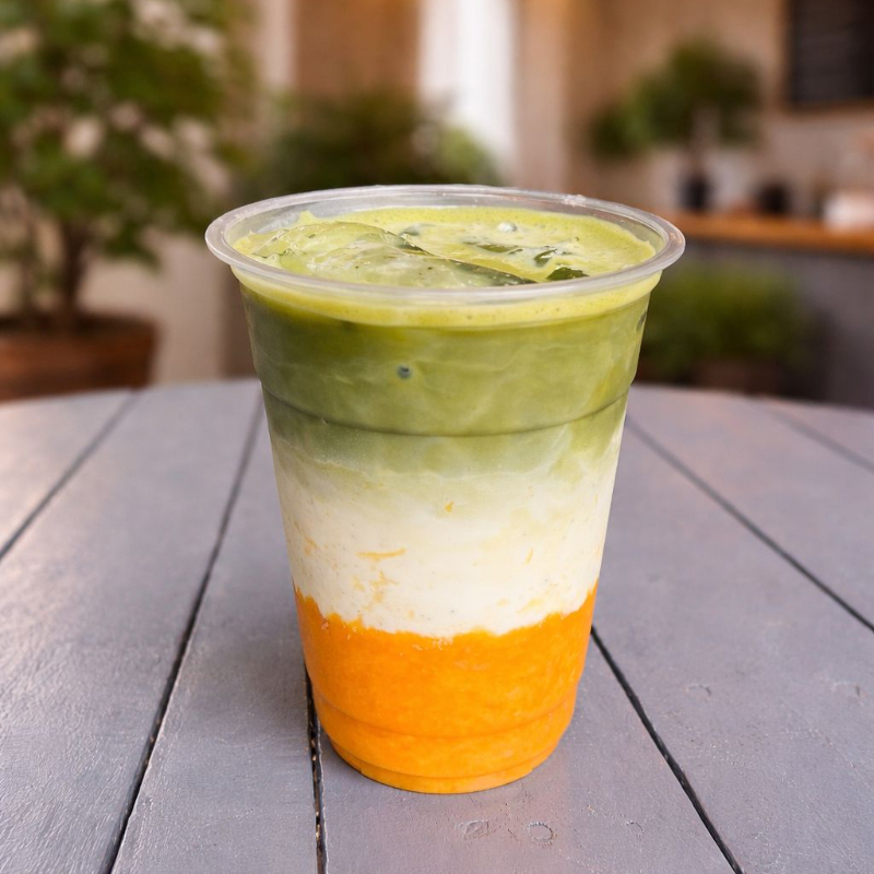 Mango Matcha Latte