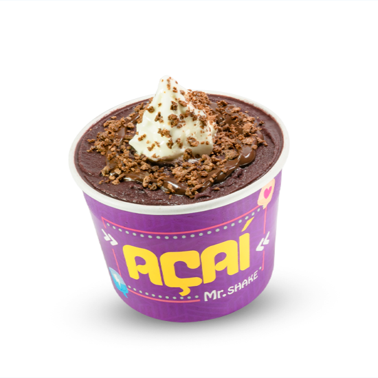 Açaí, Sorvete de Baunilha, Ovomaltine® e Nutella®
