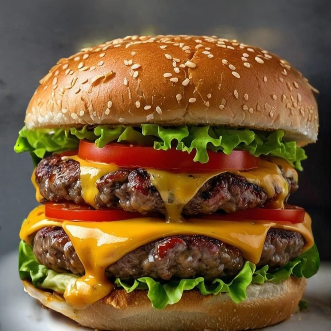 Hamburguesa Doble Pollo