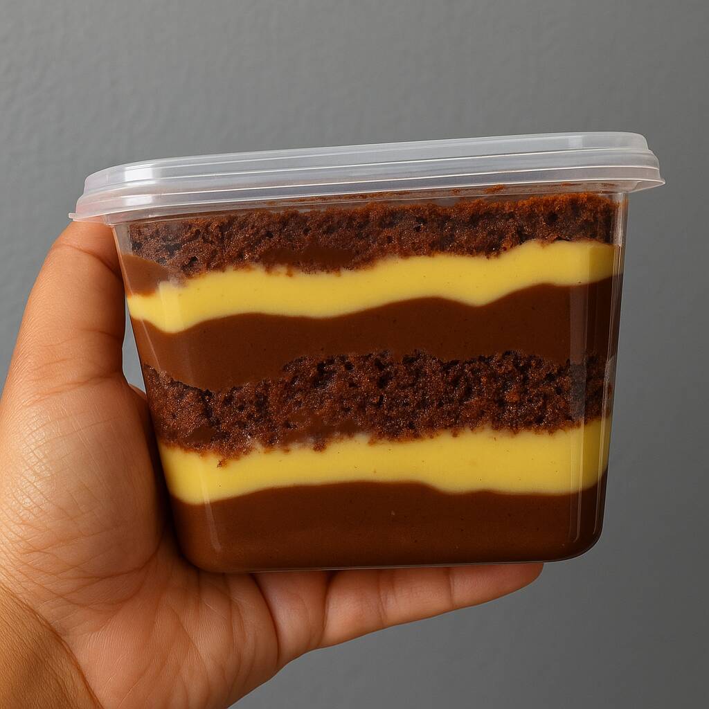 Brigadeiro cremoso de maracujá e brigadeiro cremoso ao leite com massa de chocolate