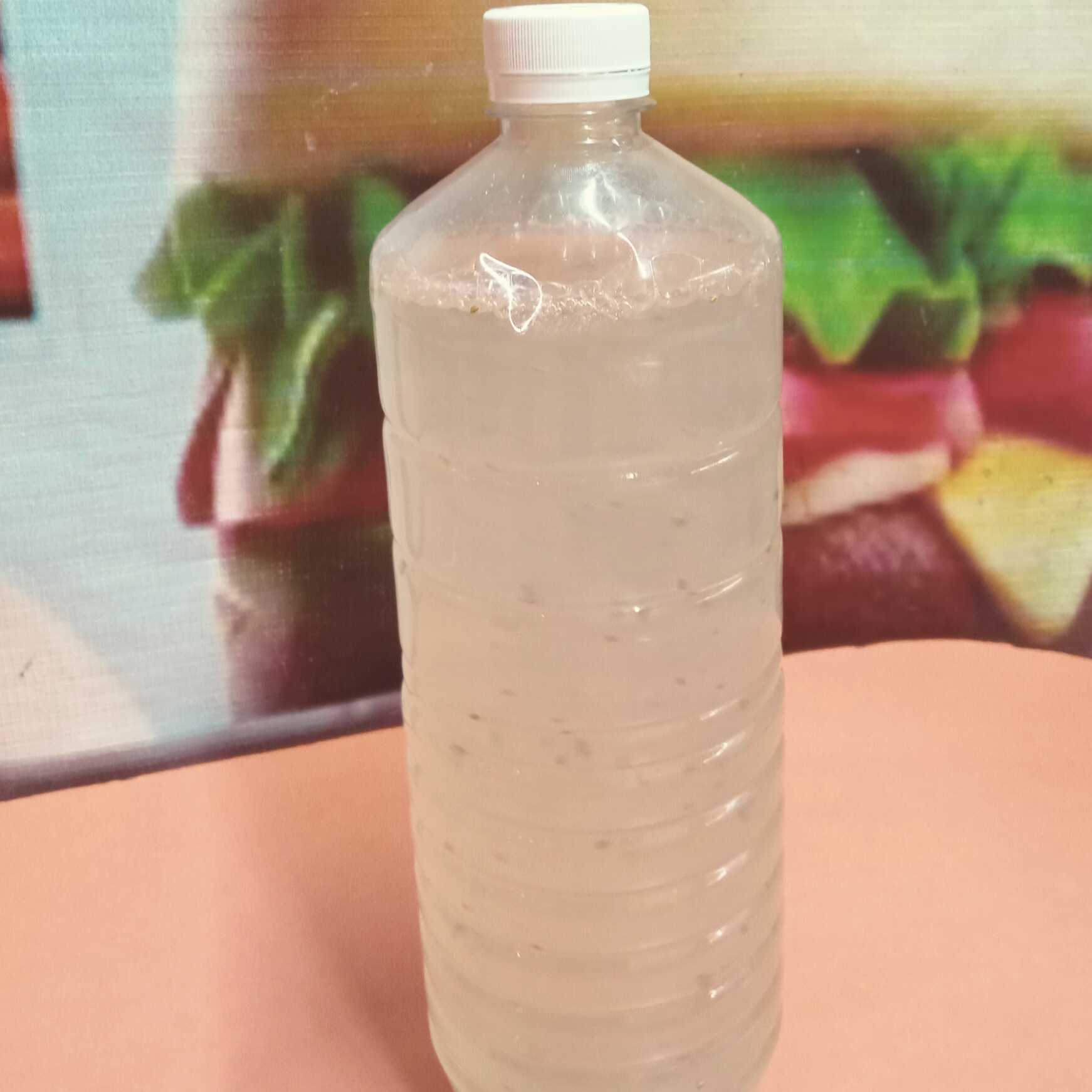 Agua fresca Limon con Chia