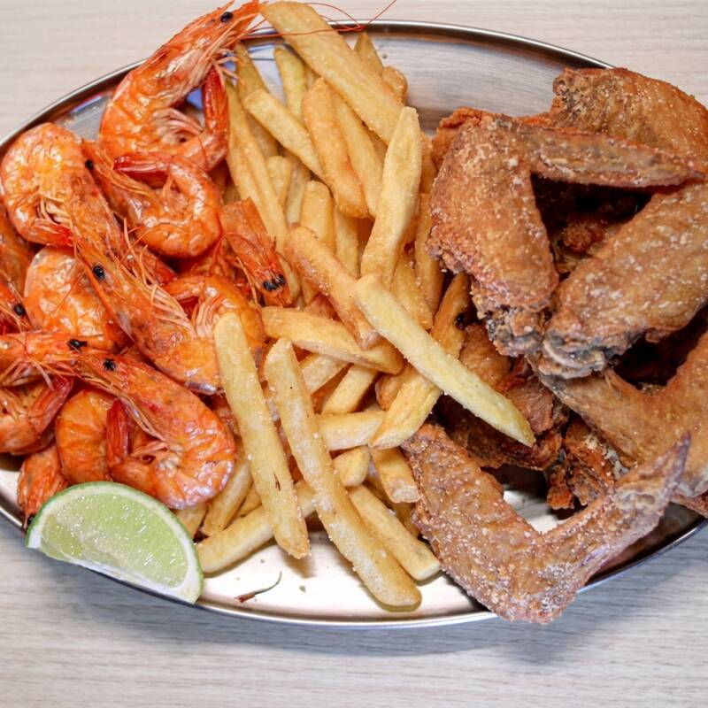 Acompanha Asinha, Camarao E Fritas