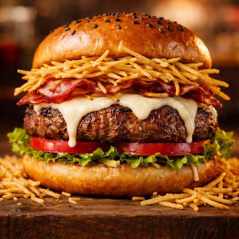 Burguer Clasic con Tocineta