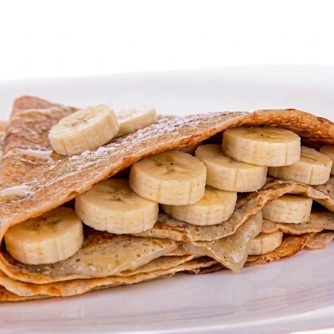 Crepa Dulce Sencilla de Plátano
