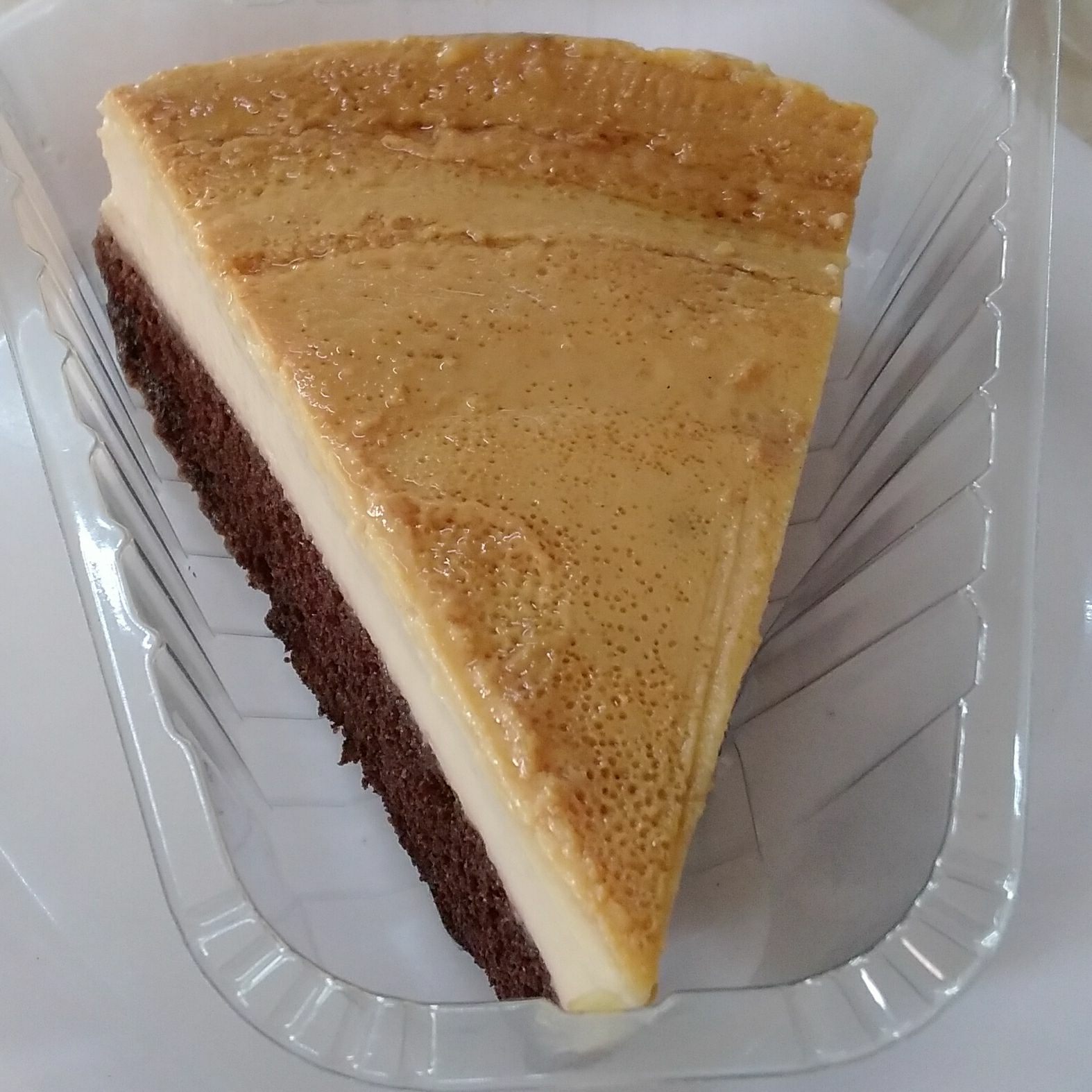Rebanada de chocoflan