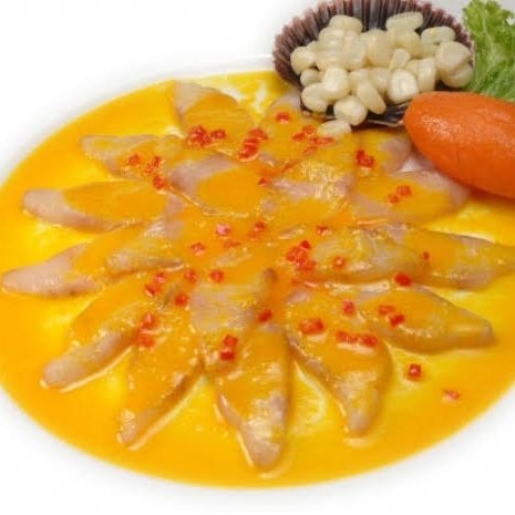 Tiradito en Crema de Ají Amarillo