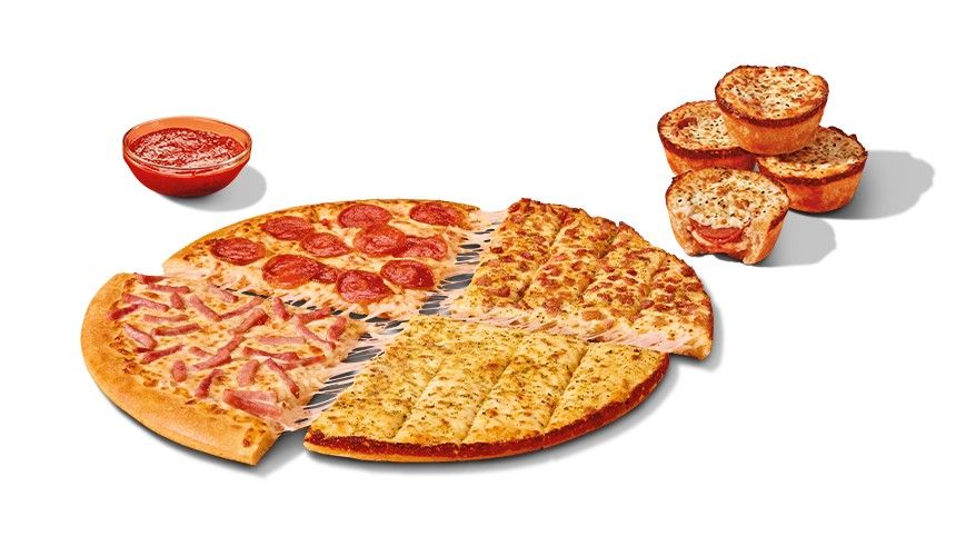 MVPIZZA AND STIX WITH CRAZY PUFFS