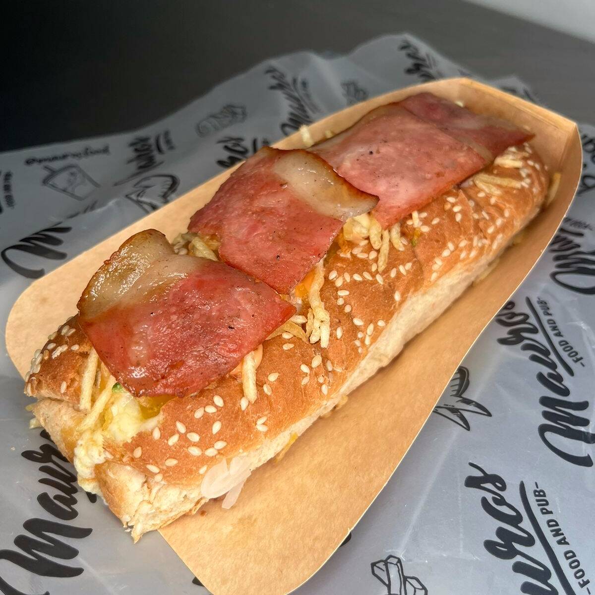 Hot Dog Americano mas Tocineta