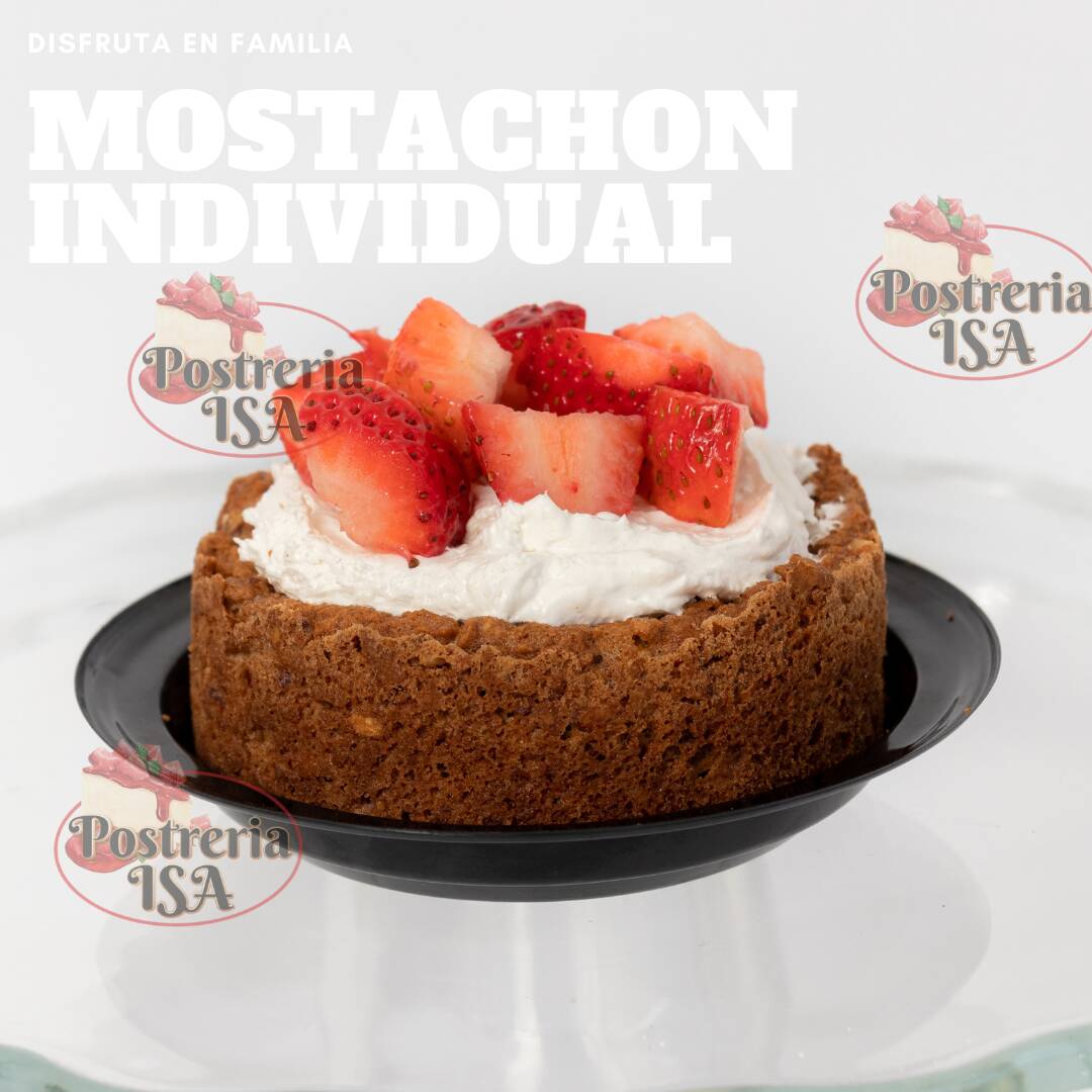 Mostachón de Fresa Individual