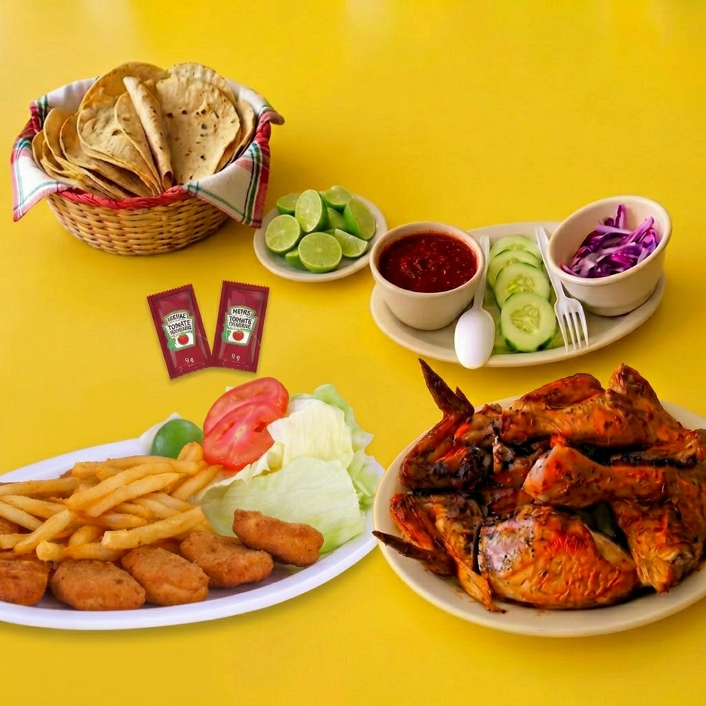 Pollo Entero + Nuggets de Pechuga (9Pzs)