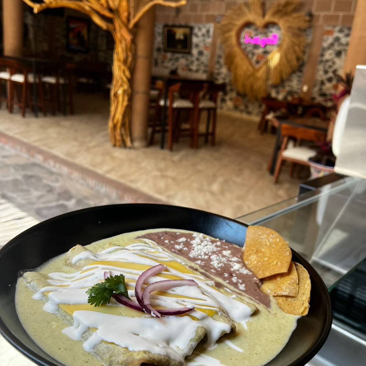 Enchiladas Suizas de Pollo