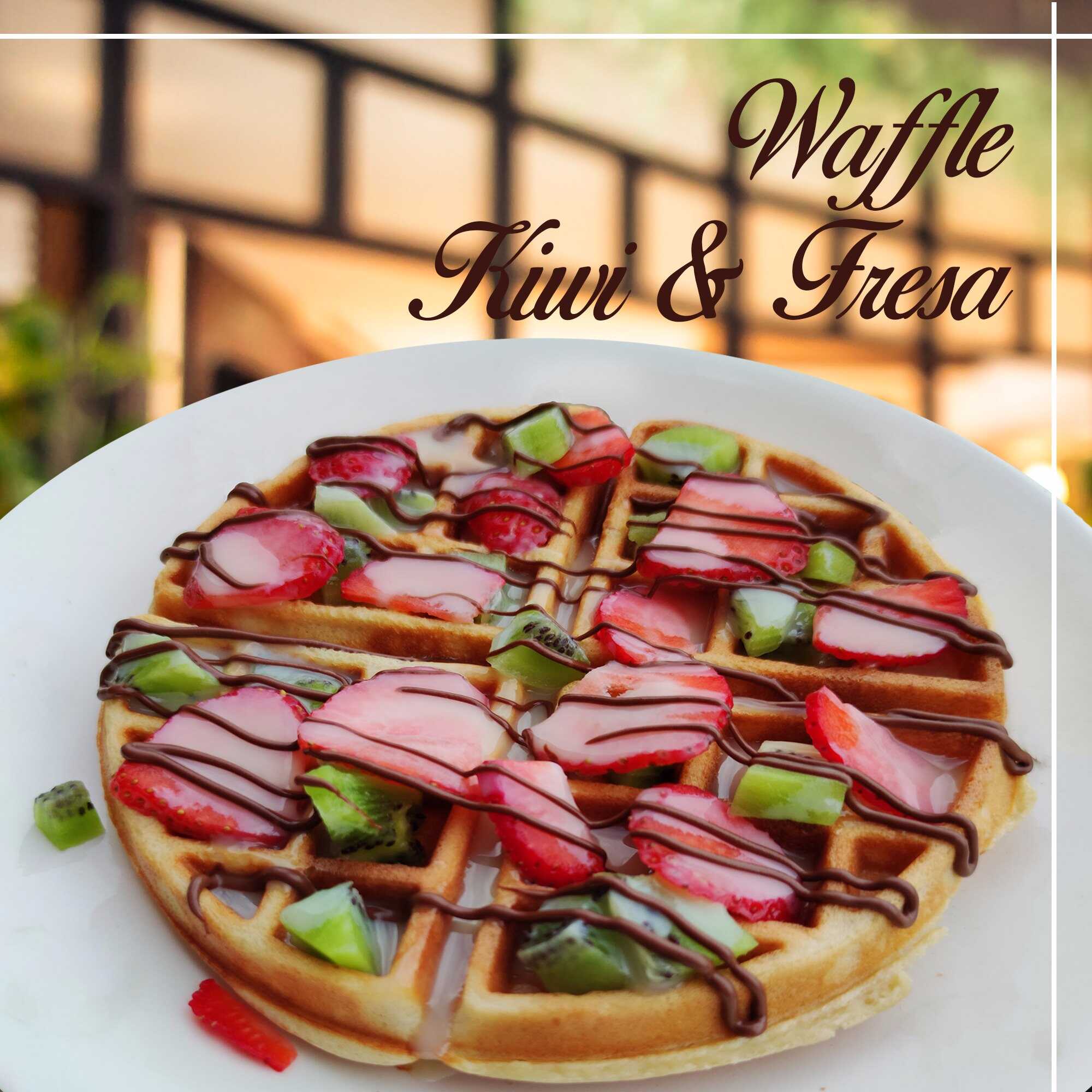 Waffle Fresa & Kiwi