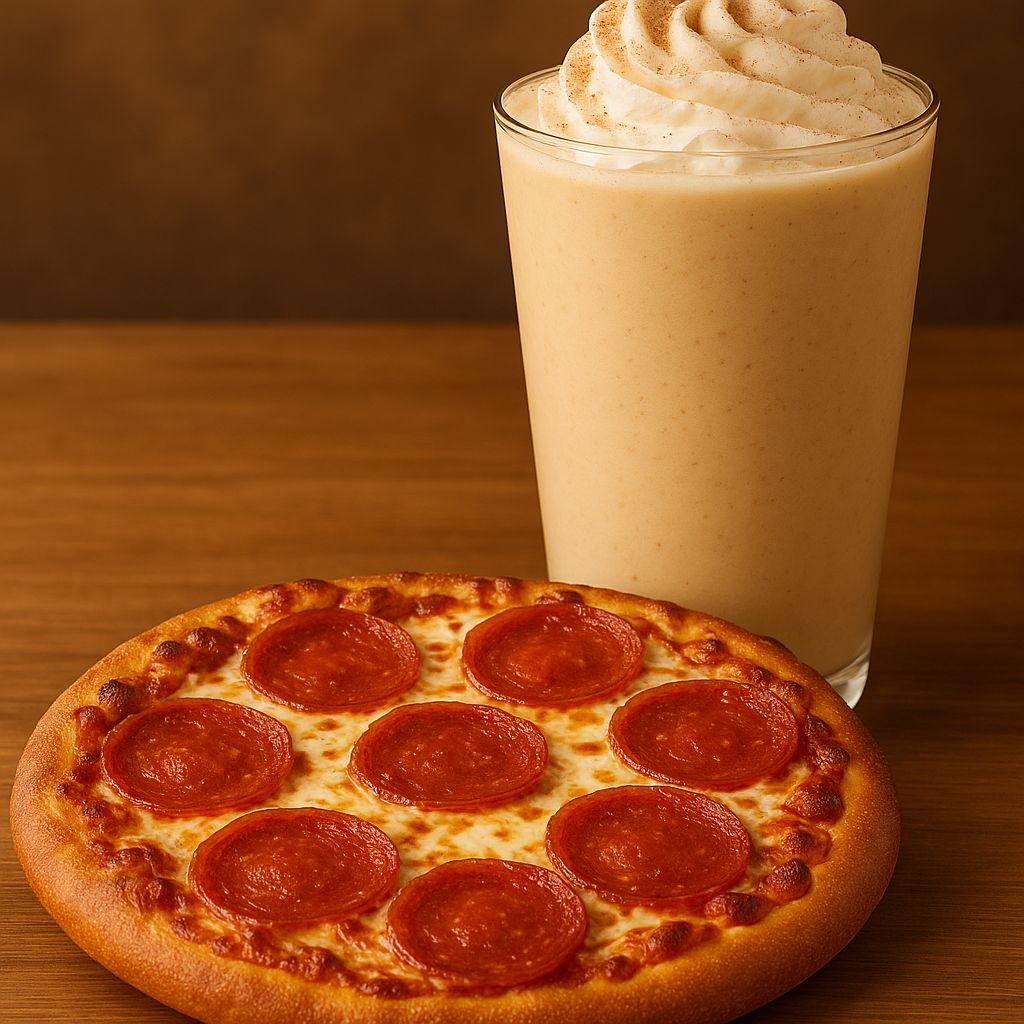 Combo Individual- (1 Pizza Individual + Frappe)